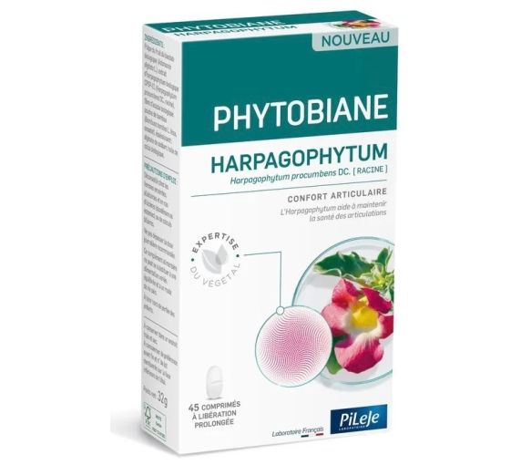 Phytobiane Harpagophytum Pileje - Packung mit 45 Tabletten