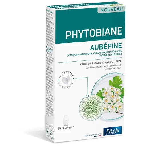 Phytobiane Weißdorn Pileje - Packung mit 5 Tabletten