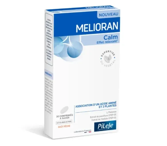 Melioran Calm effet relaxant Pileje - boite de 30 comprimés à sucer