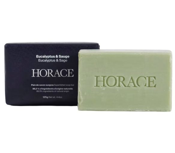 Überfettete Seife Eukalyptus und Salbei Horace - Stück von 125g
