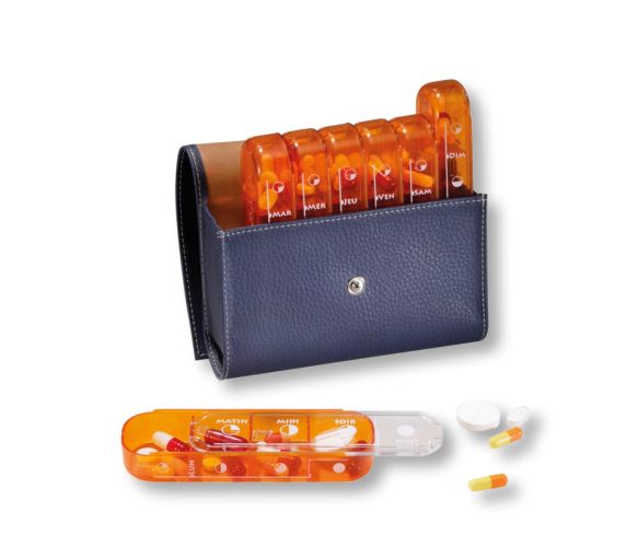 Woche große modulare Pillendose Pilbox - 1 marine Pillendose - image 1