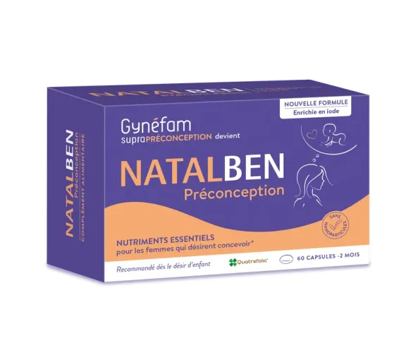Natalben Präkonzeption Labor Effik - Packung mit 60 Kapseln