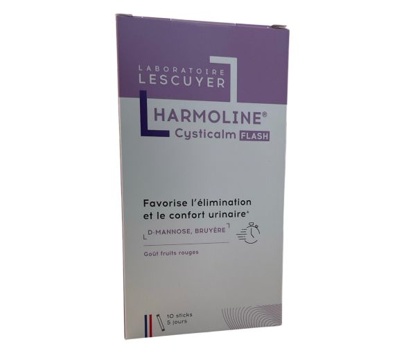 Harmoline Cysticalm Flash Geschmack rote Früchte Lescuyer - Packung mit 10 Sticks - image 1