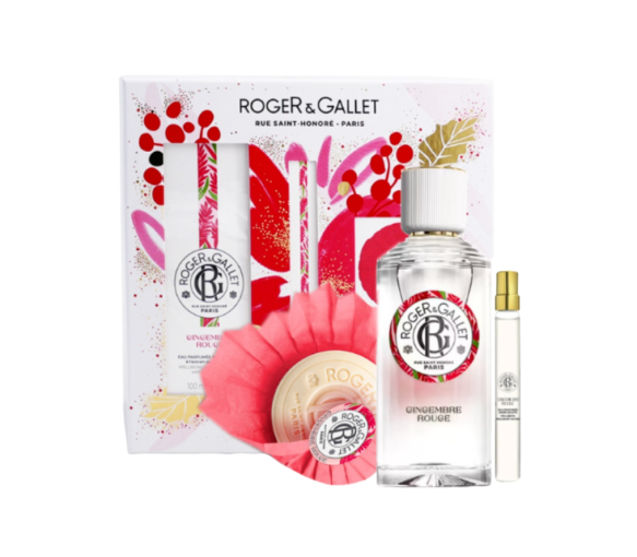 Geschenkset Duftritual rote Ingwer Roger & Gallet - Set mit 3 Produkten