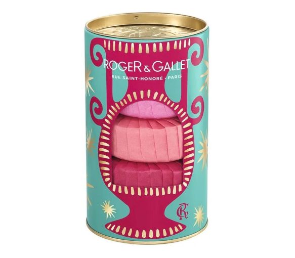 Geschenkset Seifen Rose Roger & Gallet - Set mit 3 Seifen