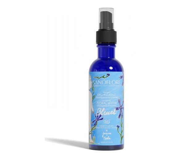 Echte Bio-Blaue Blütenwasser Sanoflore - Spray von 200 ml