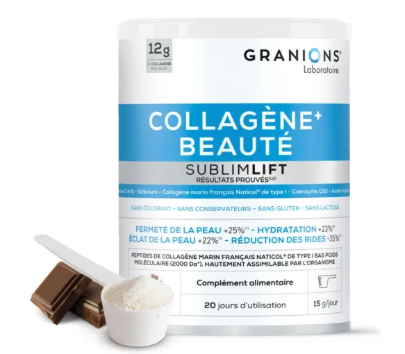 Kollagen+ Schönheit Sublimlift Schokoladengeschmack Granions - 300g Dose - image 1