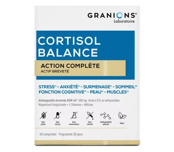 Cortisol balance action complète Granions - boite de 60 comprimés - image 1