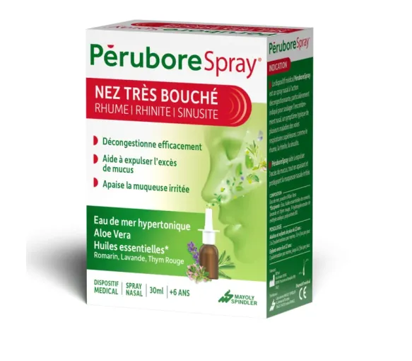 Pérubore Nasenspray bei stark verstopfter Nase - 30ml Flasche