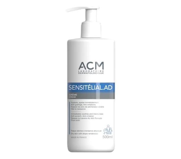 Sensitélial.AD Gesichts- und Körpercreme ACM - Pumpflasche mit 500ml