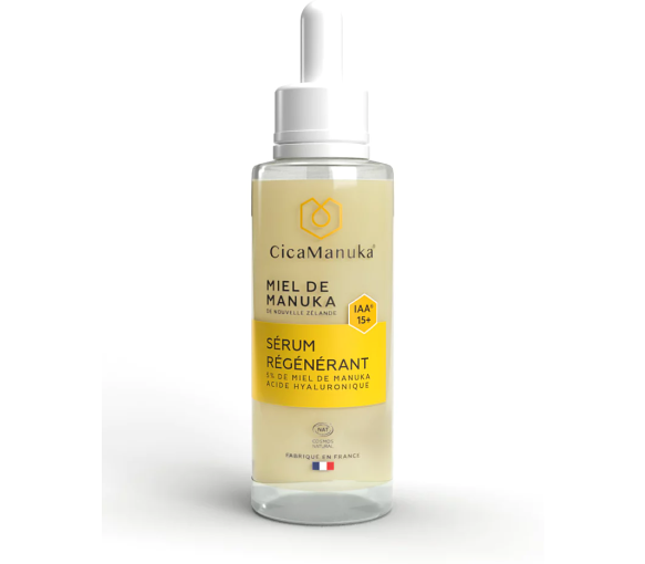 Manuka-Honig regenerierendes Serum CicaManuka - Pipettenflasche mit 30ml