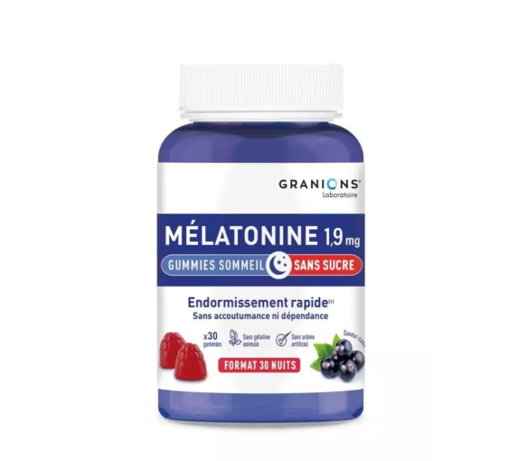 Melatonin 1,9 mg Granions - Packung mit 60 Gummies - image 1