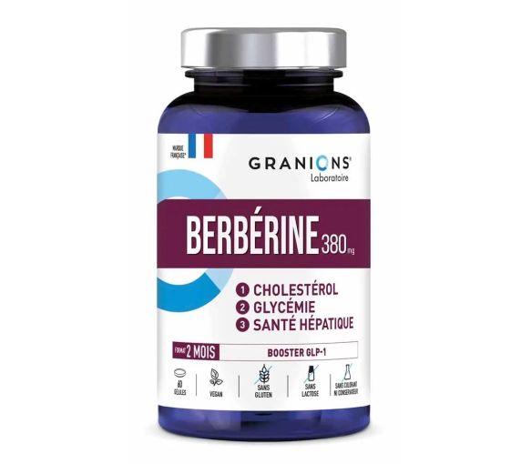 Berberin 380mg Granions - Dose von 60 Kapseln