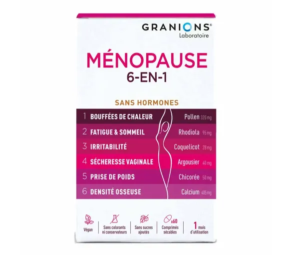 Granions Menopause Hitzewallungen - Packung mit 56 Kapseln - image 1