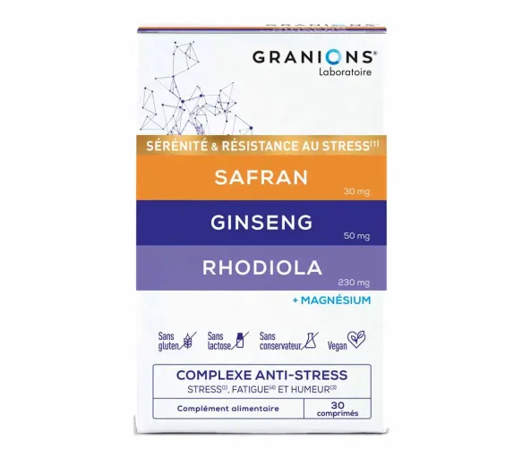 Anti-Stress-Komplex Granions - Packung mit 30 Tabletten