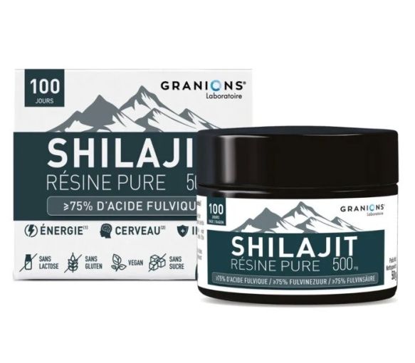 Shilajit reines pure 500mg Granions - Dose von 50g - image 1