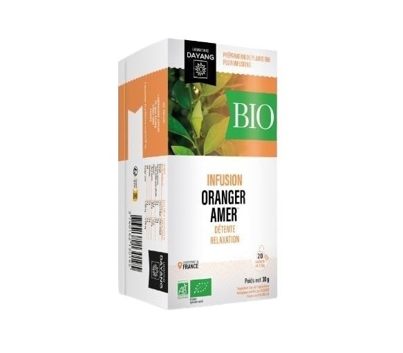 BIO Bitterorange-Infusion Entspannung-Relaxation Dayang - Box mit 20 Beuteln