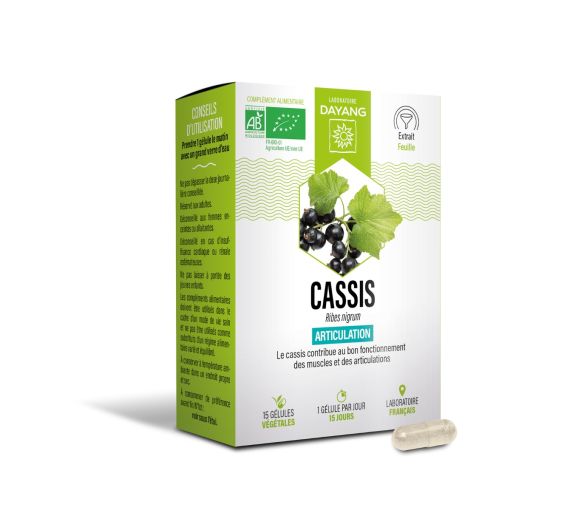 Cassis Bio Gelenksphäre Dayang - Packung mit 15 Kapseln - image 1