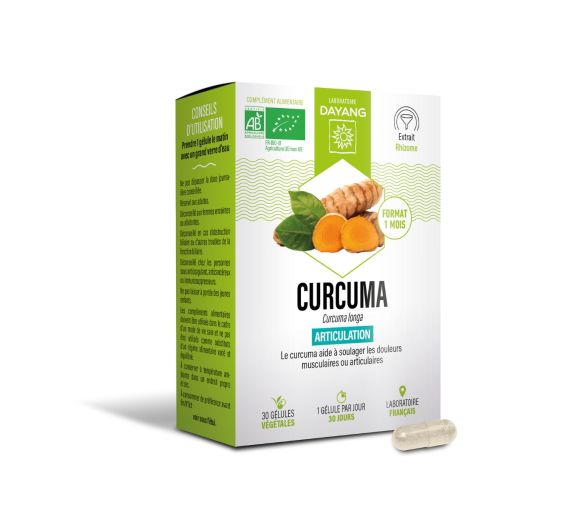 Bio-Kurkuma Dayang - Packung mit 30 Kapseln
