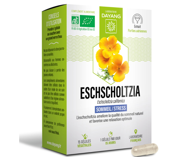 Eschscholzia Schlaf und Stress Dayang - Packung mit 30 Kapseln - image 1