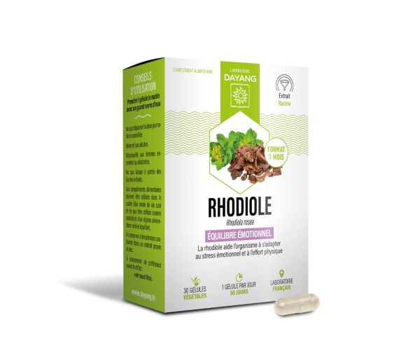 Rhodiole Dayang - Schachtel mit 30 Kapseln