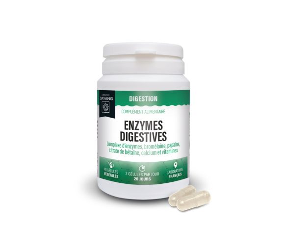 Verdauung Enzyme Dayang - Dose mit 40 Kapseln - image 1