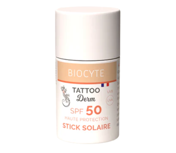 Tattoo Derm Stick Sonnencreme SPF 50 Biocyte - Stick mit 15g