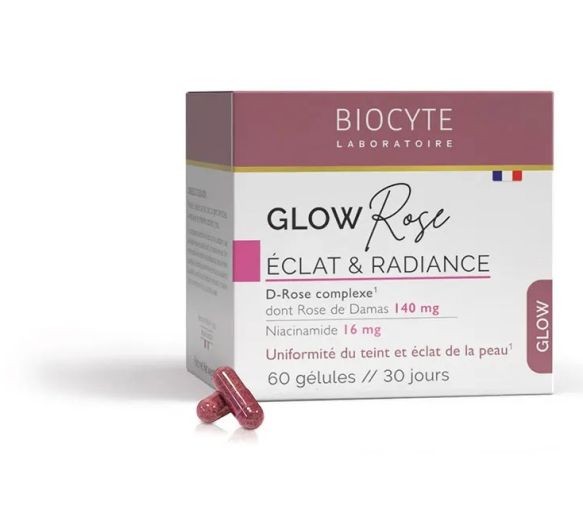 Glow Rose Strahlung & Radiance Biocyte - Dose mit 60 Kapseln - image 1