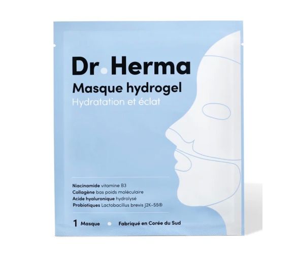 Hydrogel-Maske für Feuchtigkeit und Ausstrahlung Dr. Herma - 1 Maske - image 1