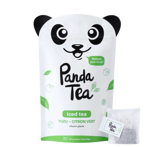 Eistee Yuzu Limette Panda Tea - 28 Beutel