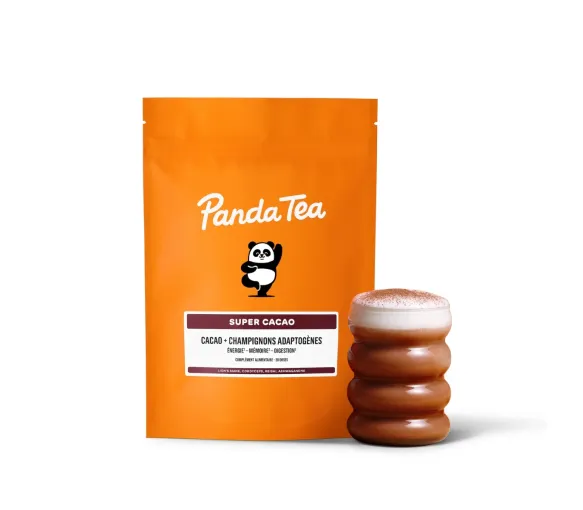 Super Kakao + adaptogene Pilze Panda Tea - Beutel mit 115g - image 1