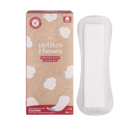 Klassische Bio-Baumwoll-Slipeinlagen Les Petites Choses - Schachtel mit 24 Slipeinlagen