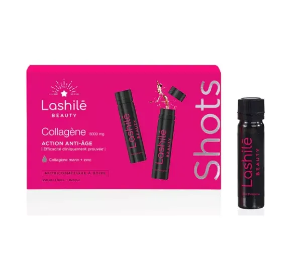 Anti-Aging-Kollagen Lashilé Beauty - Box mit 14 Shots