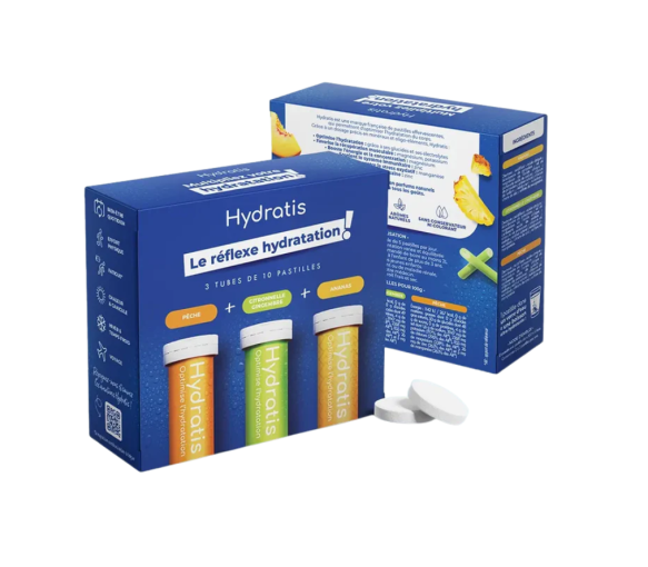 Hydratisierungslösung - 3 Röhrchen mit 10 Tabletten - image 1