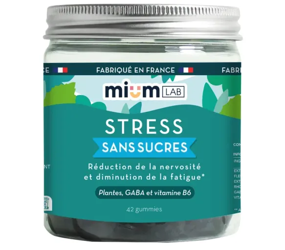 Stress Gummies ohne Zucker Mium Lab - Dose mit 42 Gummies - image 1