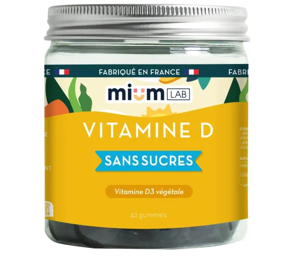 Vitamin D Gummies ohne Zucker Mium Lab - Dose mit 42 Gummies - image 1