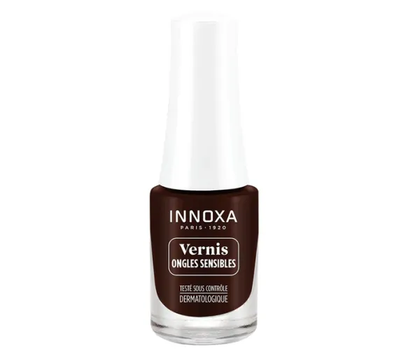 Nagellack für empfindliche Nägel Moka 712 Innoxa - Flasche mit 5 ml
