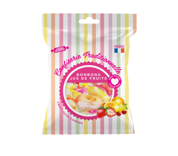Fruchtgummis ohne Zucker Meine kleine Süßwaren - 100g Beutel