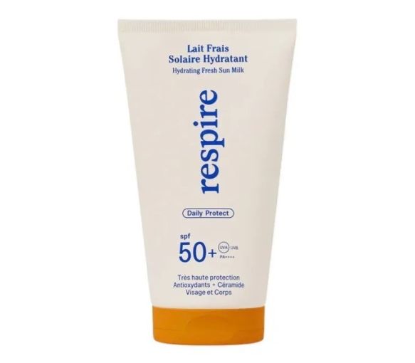 Frische Sonnenmilch feuchtigkeitsspendend SPF50+ Respire - 150ml Tube - image 1