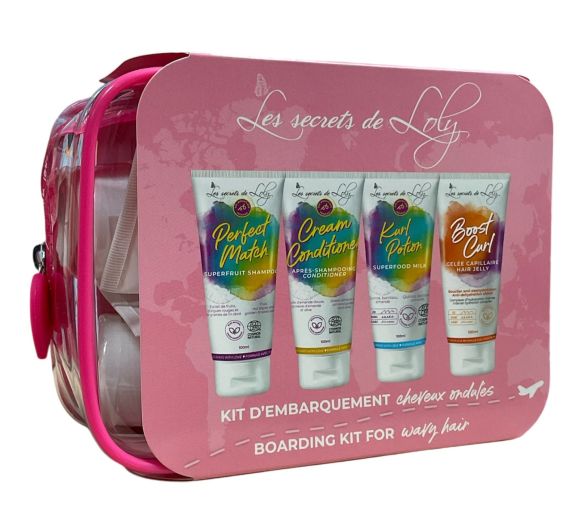 Reise-Set für lockiges Haar Les secrets de Loly - Set mit 4 Produkten - image 1
