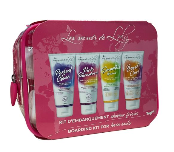 Reiseetui für lockiges Haar Les Secrets de Loly - Etui mit 4 Produkten - image 1