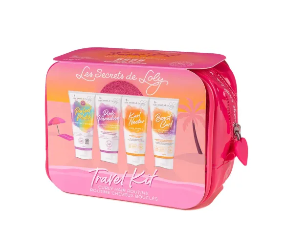 Travel Kit Haarpflege für lockiges Haar Les Secrets de Loly - Set mit 4 Produkten - image 1