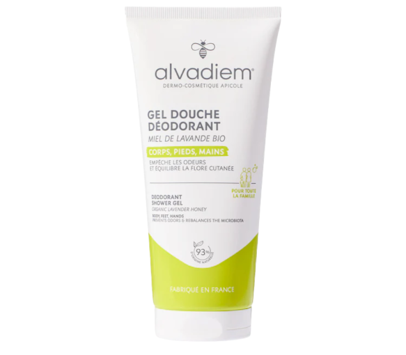 Bio Lavendel-Honig Deodorant Duschgel Alvadiem - Tube mit 200ml
