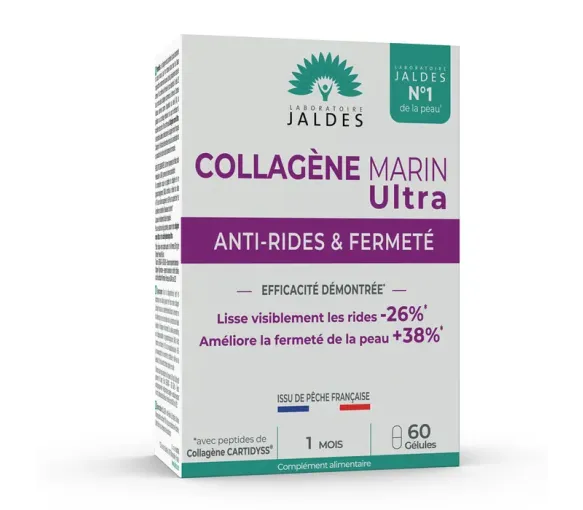 Ultrawirksames marines Kollagen Jaldes - 60 Kapseln Box