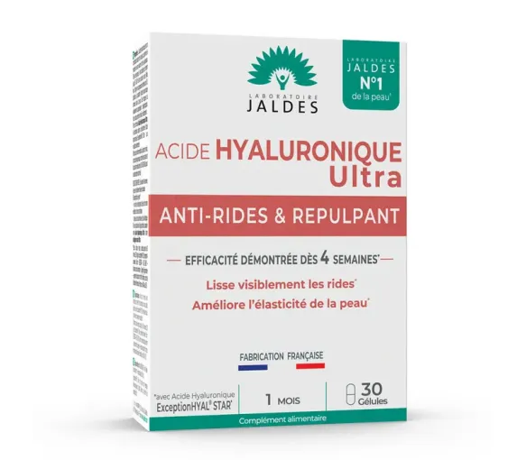 Ultra Anti-Aging Hyaluronsäure Kollagen Jaldes - Packung mit 30 Kapseln