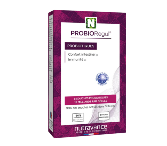 ProbioRegul Probiotika Nutravance - Packung mit 60 Kapseln