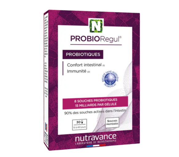 ProbioRegul Probiotika Nutravance - Packung mit 30 Kapseln