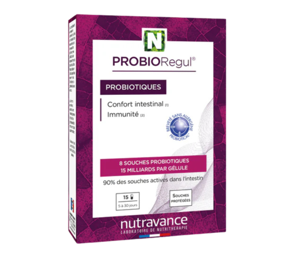 ProbioRegul Probiotika Nutravance - Packung mit 15 Kapseln