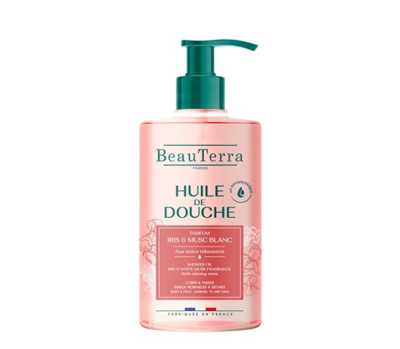 Duschöl Duft Iris & Weißer Moschus Beauterra - Pumpflasche 750ml - image 1