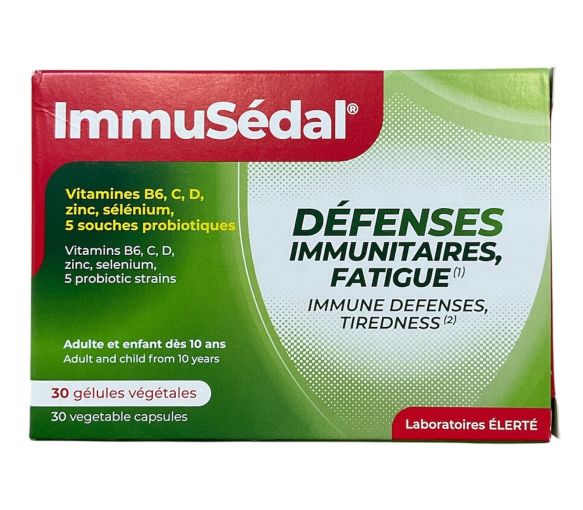 ImmuSédal Immunabwehr, Müdigkeit Elerté - Packung mit 30 Kapseln - image 1